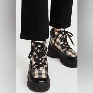 Loeffler Randall Owen Hiking Boot Chunky Sole Sz 11